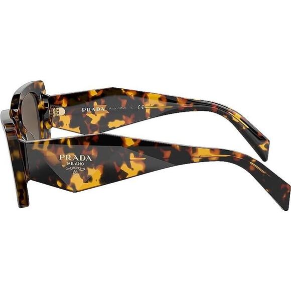 PRADA SYMBOLE PR 08YS 01V-8C1 Honey Havana Brown Lens Women Sunglasses - Picture 4 of 9